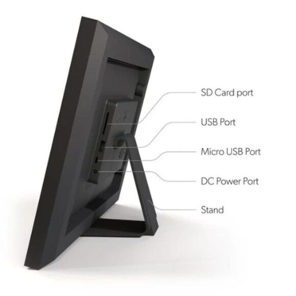 Simply Smart Home PhotoShare 10.1" Full HD Wi-Fi Smart Digital Picture Frame - Picture 3 of 16